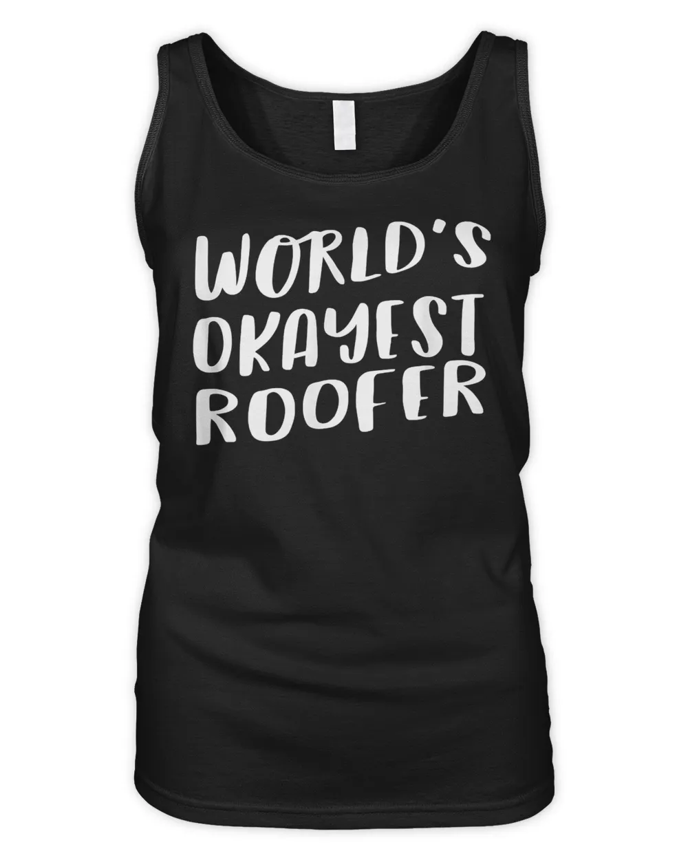 World's Okayest Roofer Funny Best Gift Roof Repair T-Shirt
