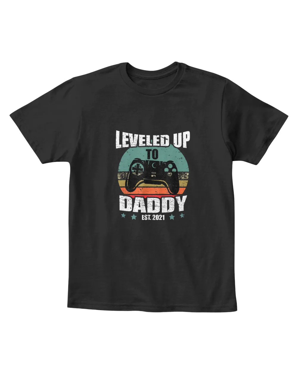 Mens Promoted To Dad  Leveled Up To Daddy Est 2021