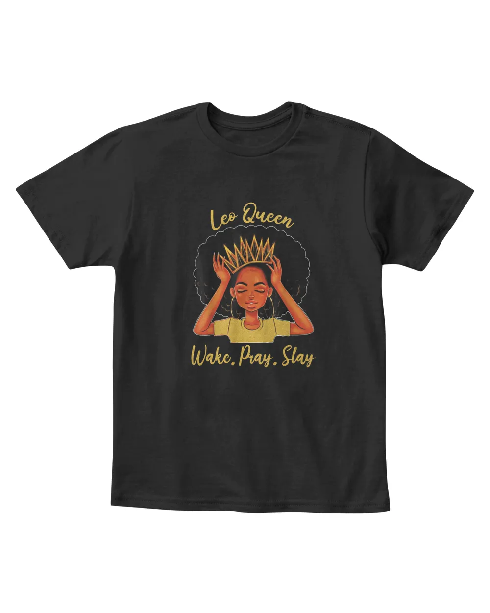 Black Afro Girl Leo Zodiac Birthday Leo Queen Melanin