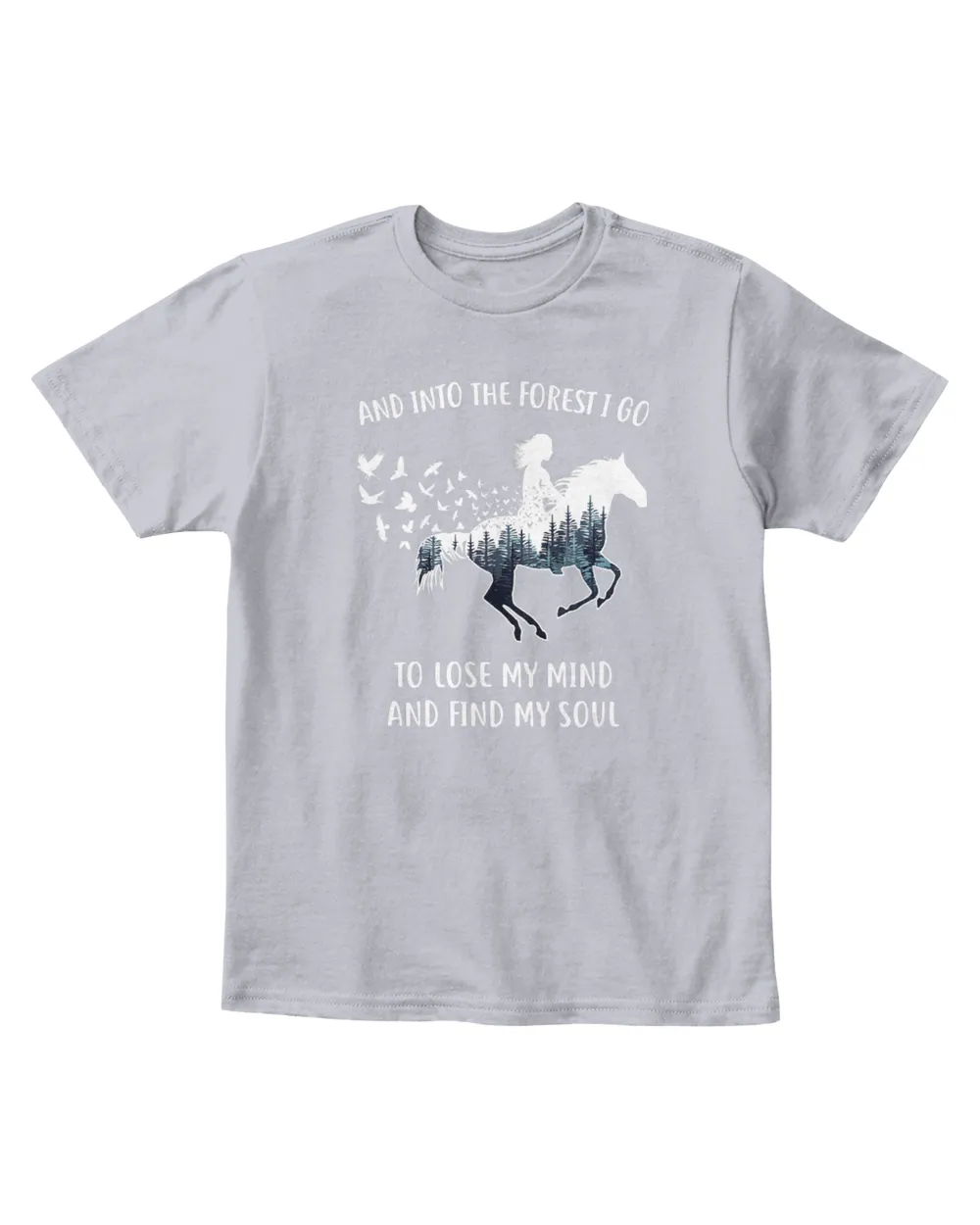 Horse Horse Cute Into The Forest I Go Horse Riding Funny Horses Lover horseman cattle