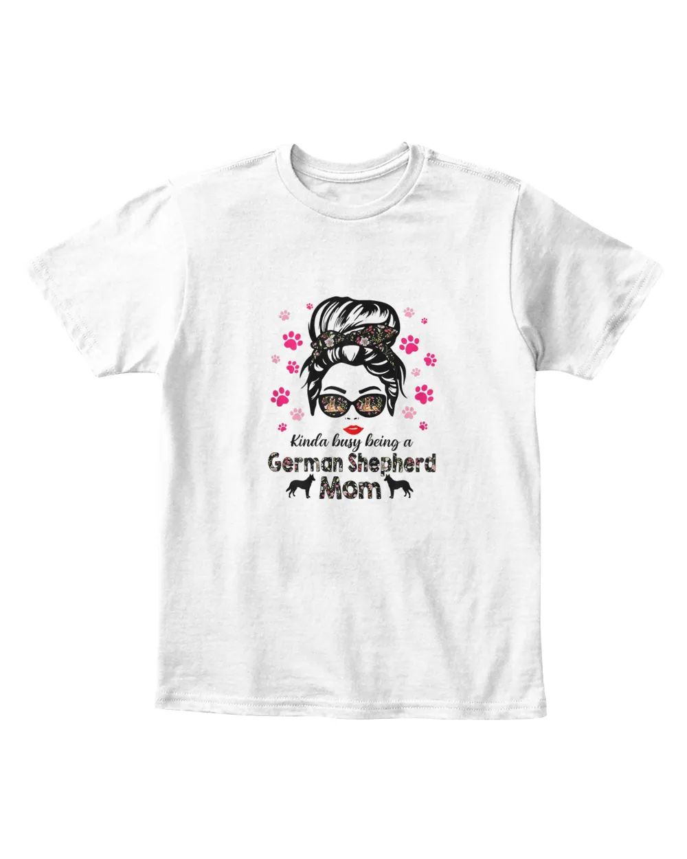 German Shepherd Mom Floral