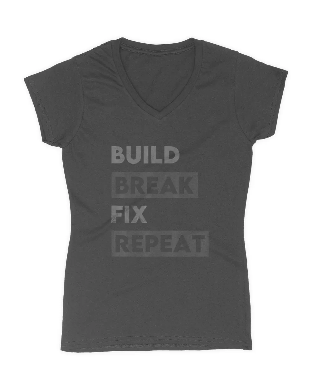 Build Break Fix Repeat Mechanic Bike Builder T-Shirt