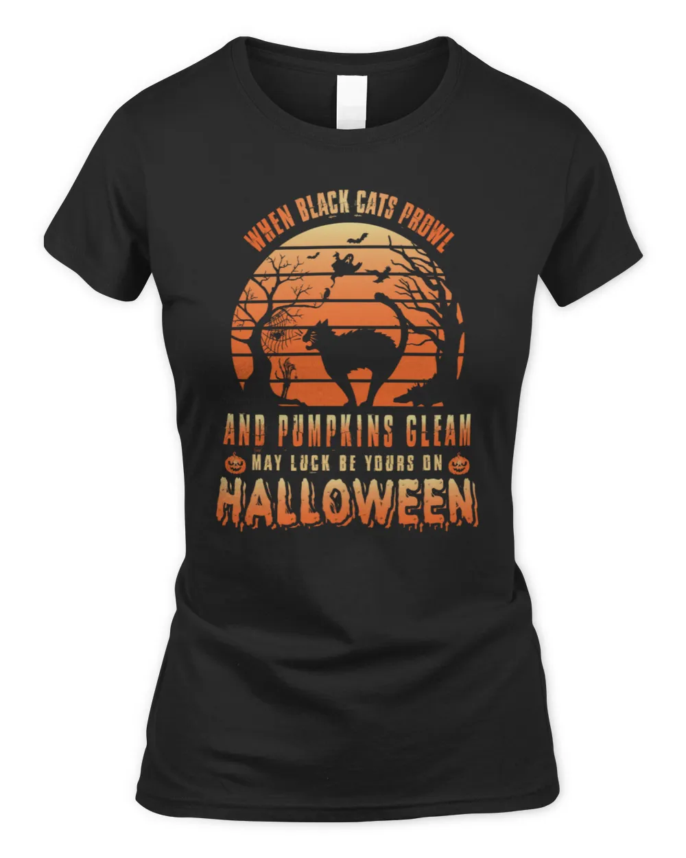 Cat Halloween t shirt
