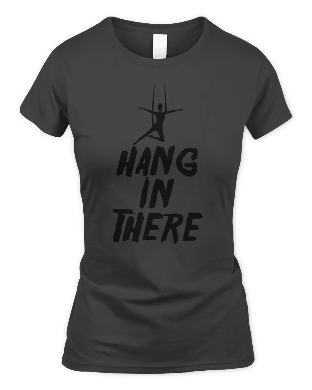 Hang In There Tee Shirts Women Aerial Skills Yoga T Shirt