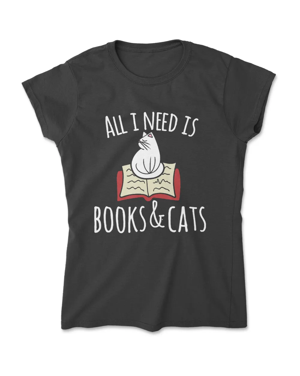All I Need Is Books & Cats  Books And Cats Art