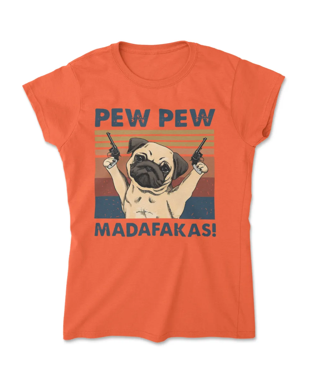 Pug Dog Pew Pew Madafakas