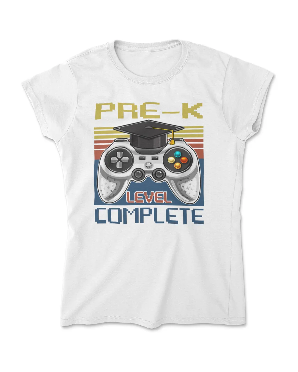 Pre-k Level Complete Vintage Graduation Video Gamer