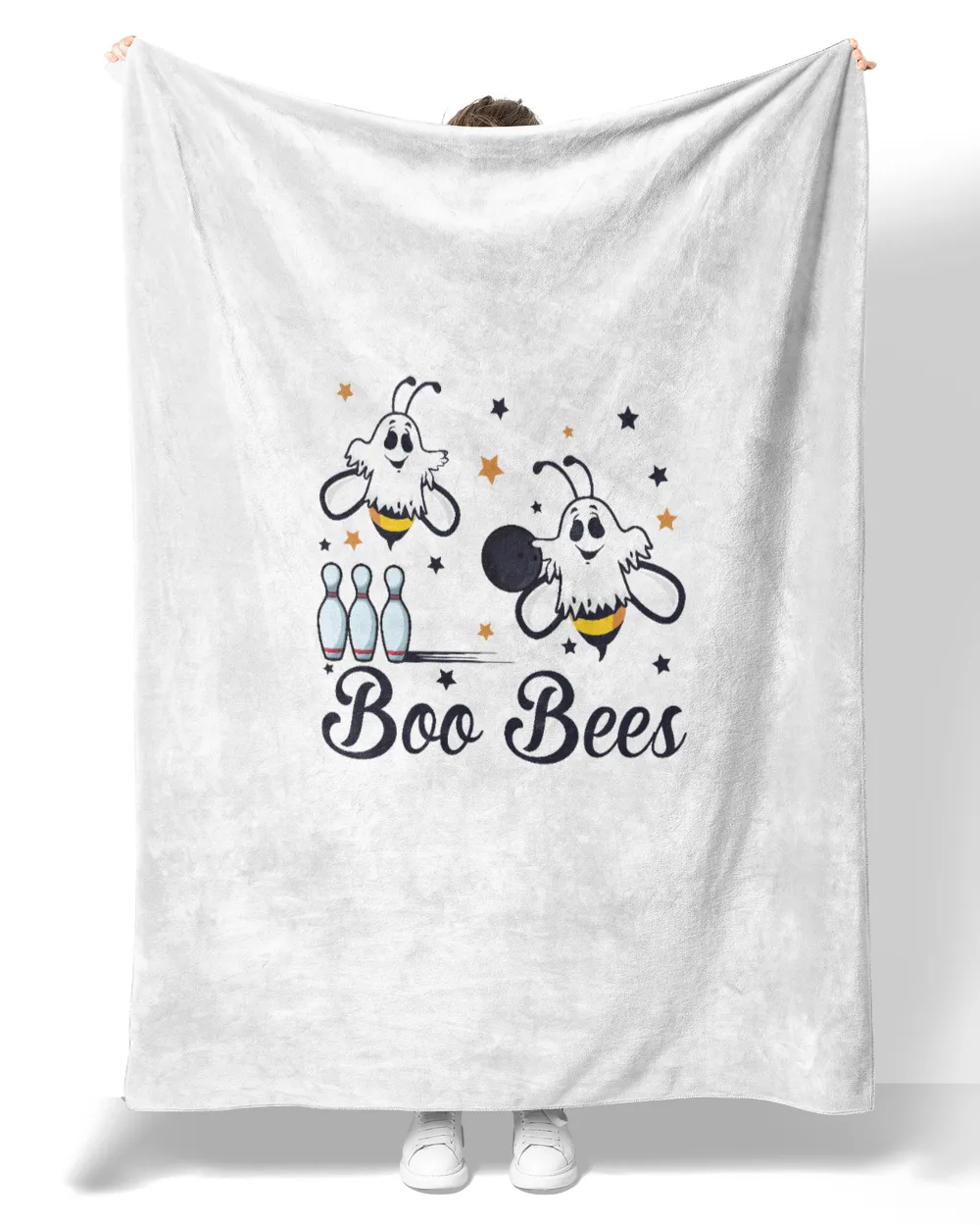 Halloween Boo Bees Bowling Lovers Girls Women Funny