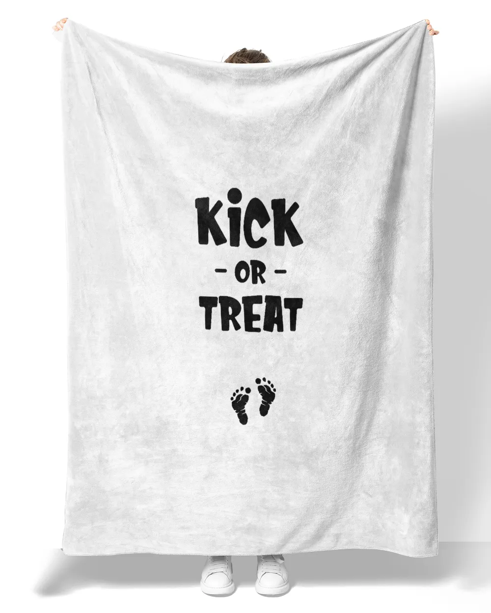 Kick Or Treat Funny Halloween Pregnant Sarcasm Women Saying Shirt