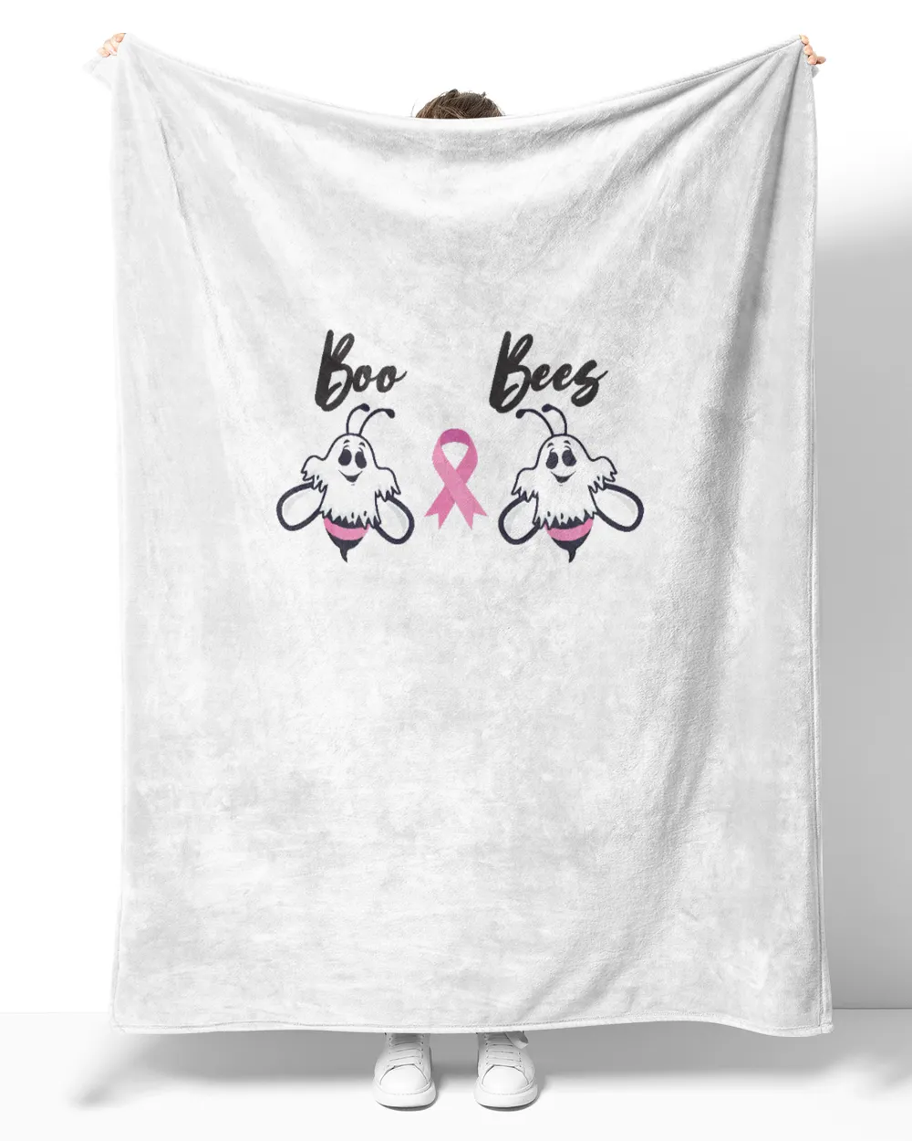 Boo Bees Breast Cancer Funny Halloween