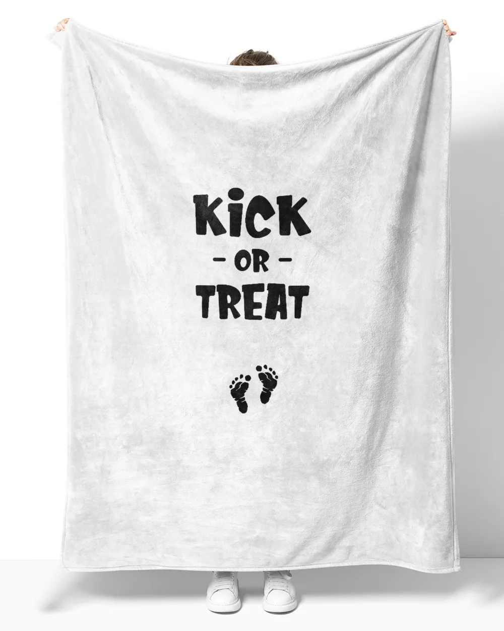 Kick Or Treat Funny Halloween Pregnant Sarcasm Women Saying Shirt