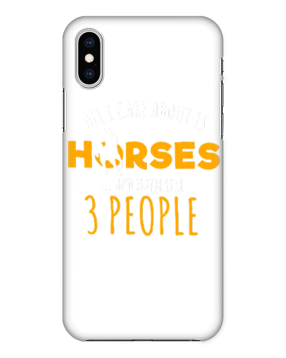Horse All I Care About Is Horses Funny Equestrian horseman cattle