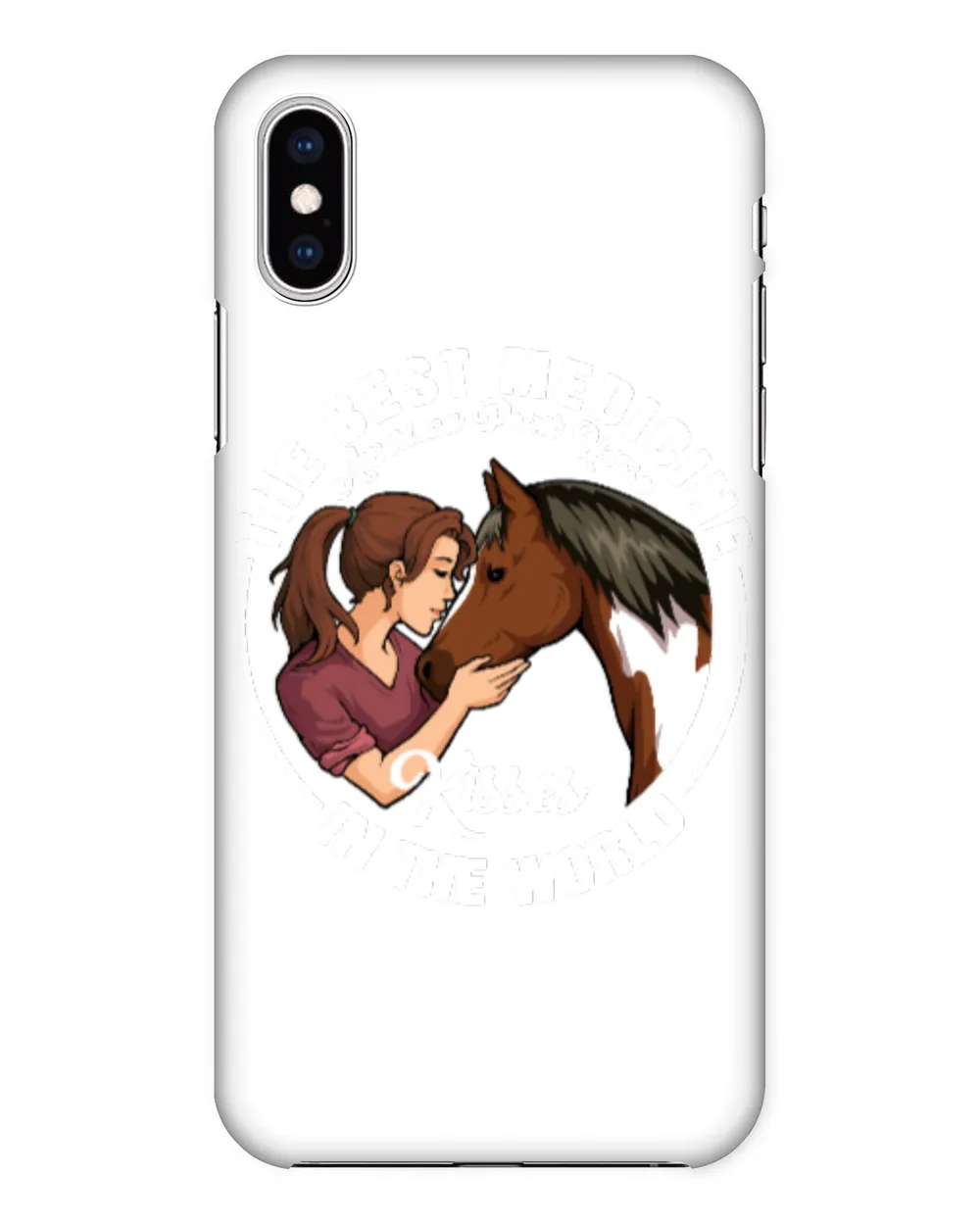 Horse American paint horse kisses Best medicine in the world horseman cattle