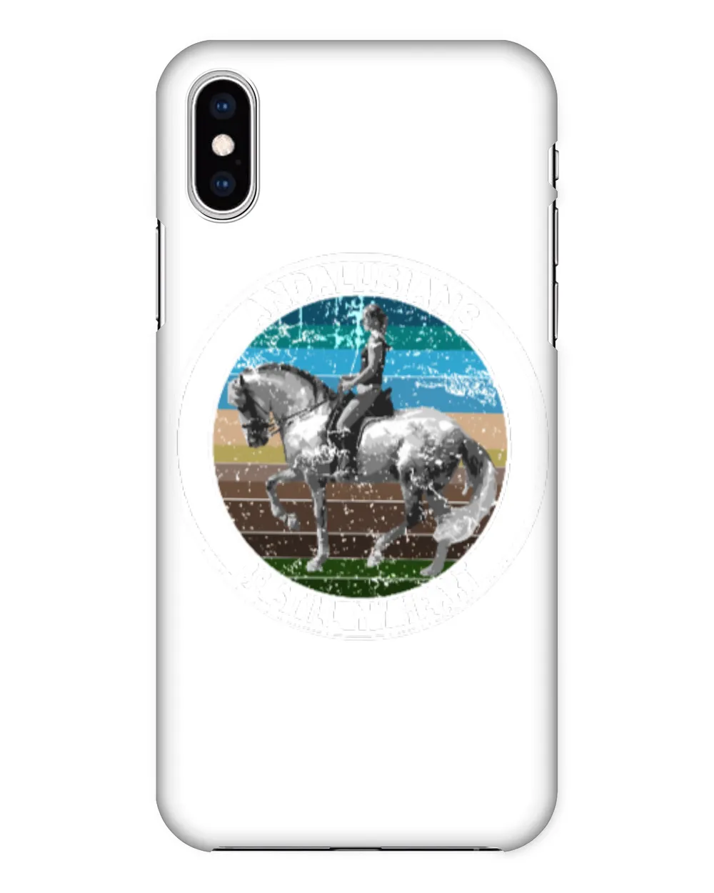 Horse Andalusian HorseDressage Hunter Jumper Horseback RidingCute Fun Retro Vintage t horseman cattle