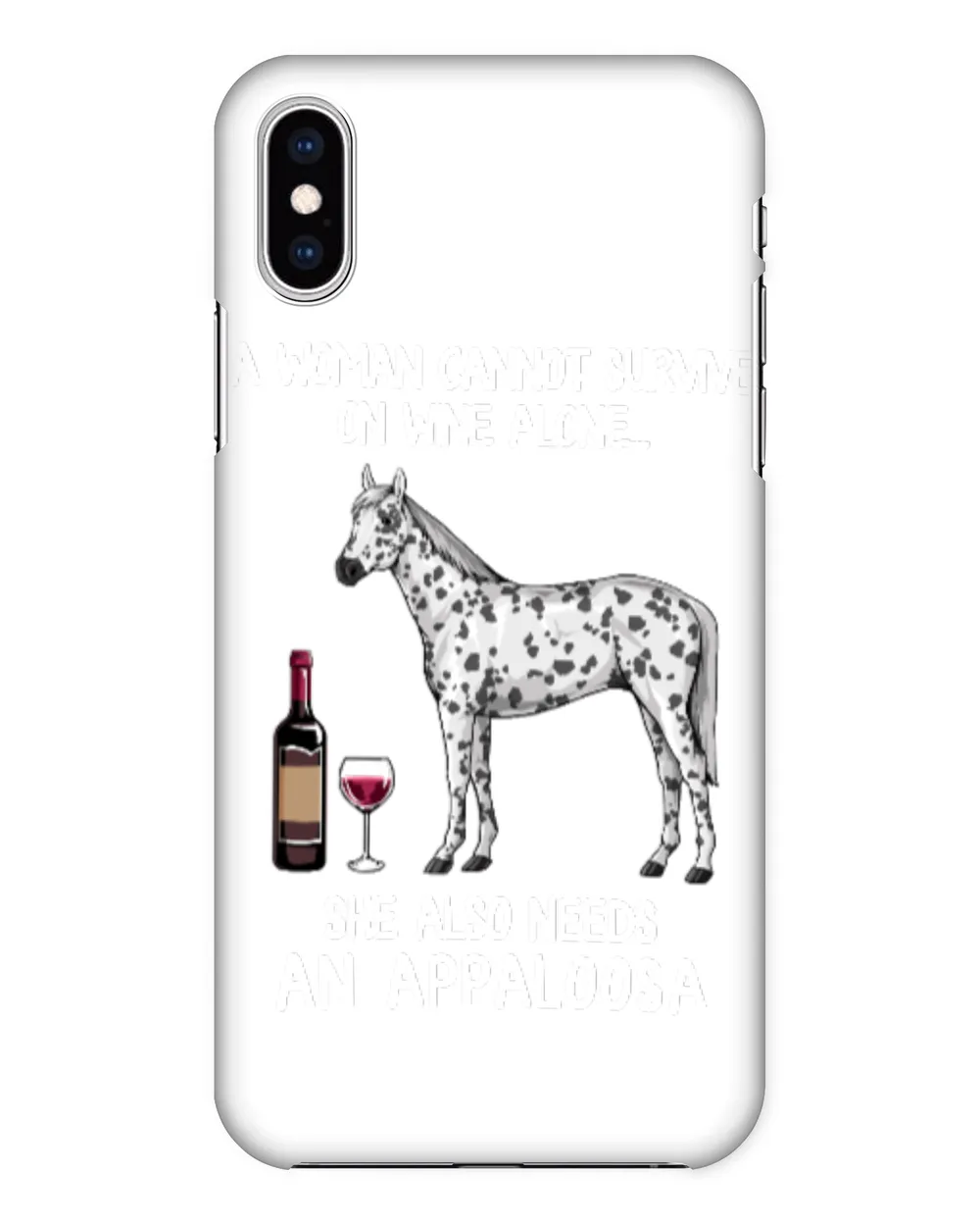 Horse Appaloosa horse and wine funny horse horseman cattle