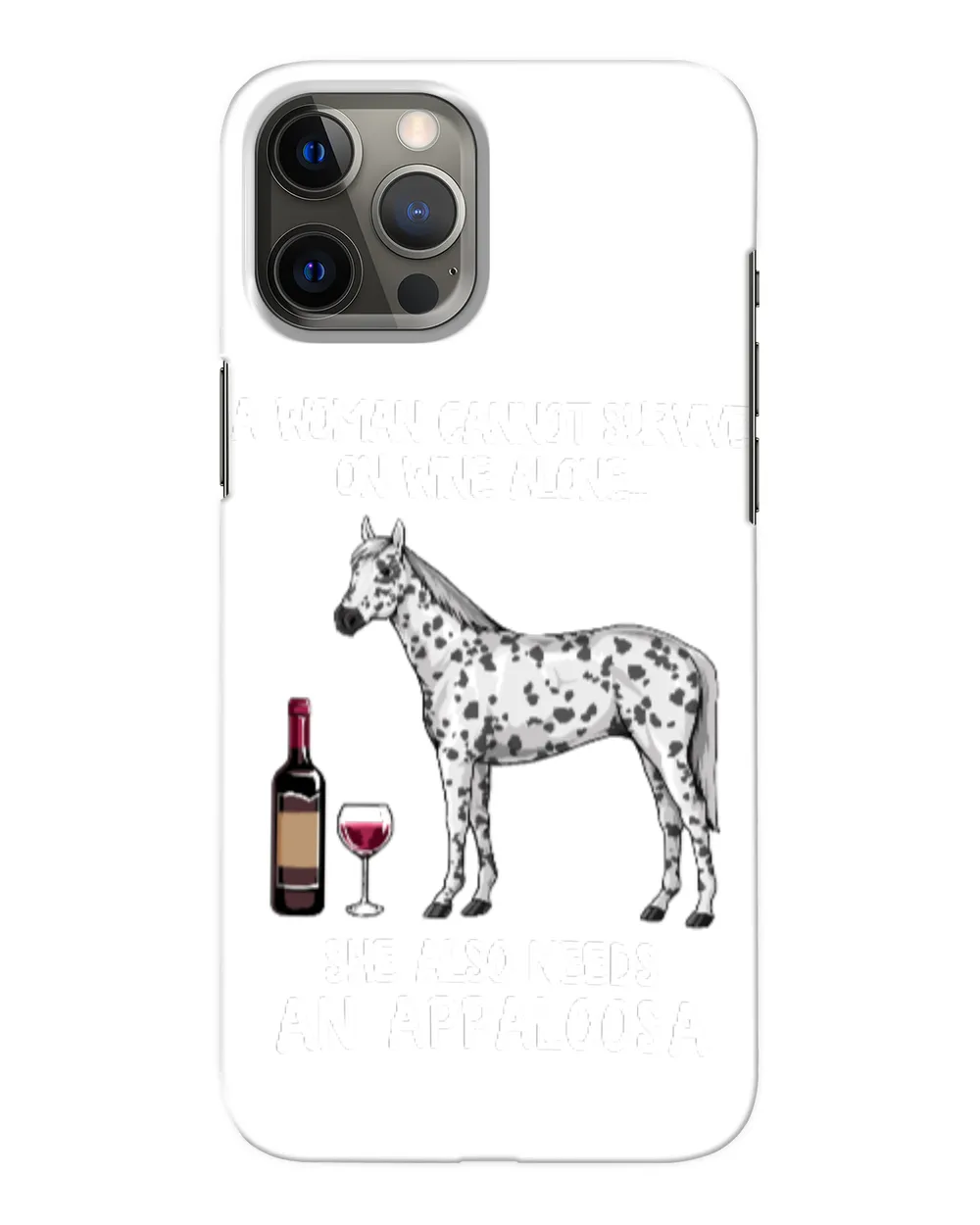 Horse Appaloosa horse and wine funny horse horseman cattle