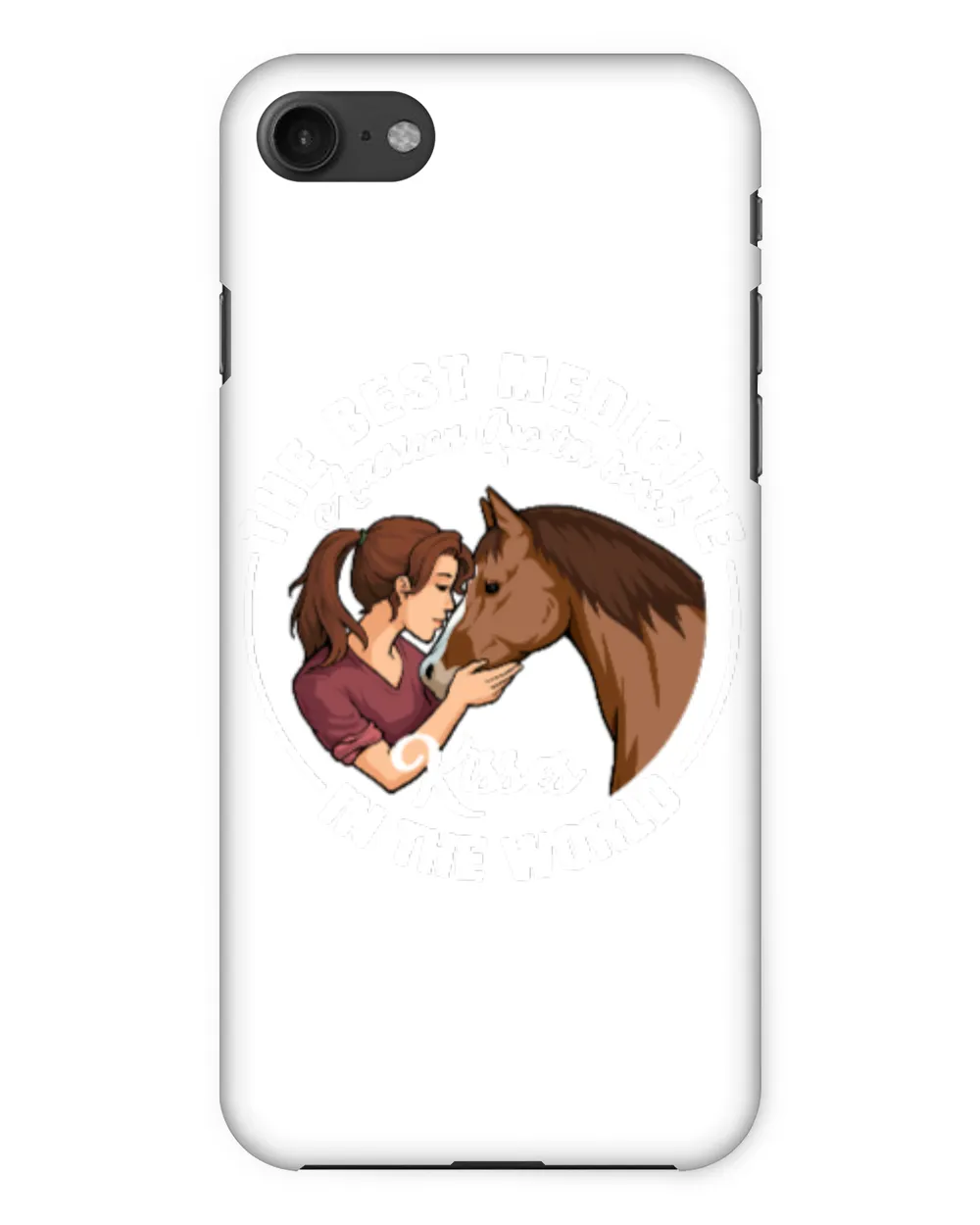 Horse American Quater horse kisses Best medicine in the world horseman cattle