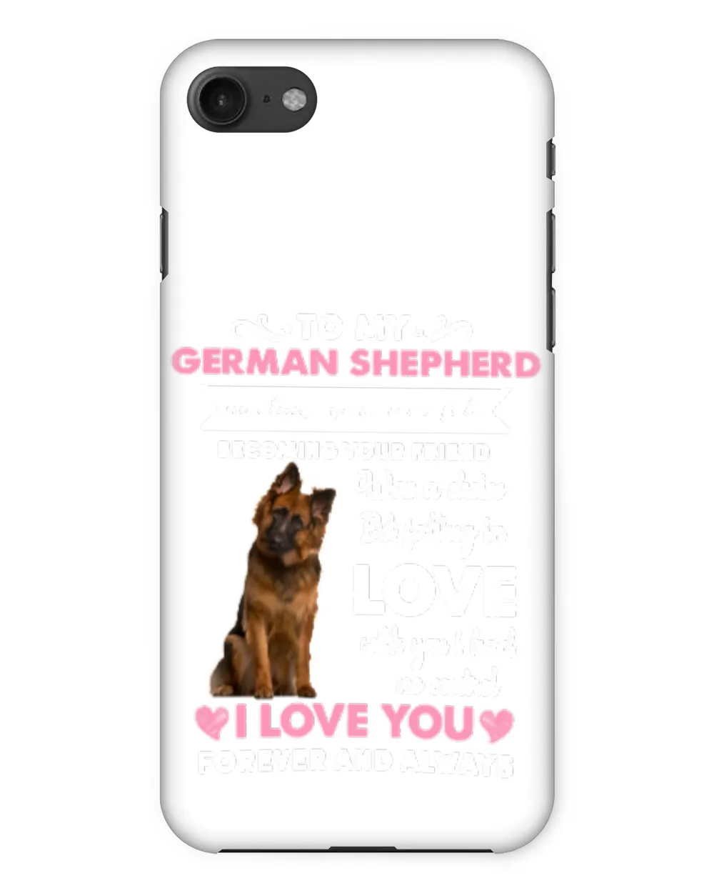 Dog To My German Shepherd I Love You 259 paws