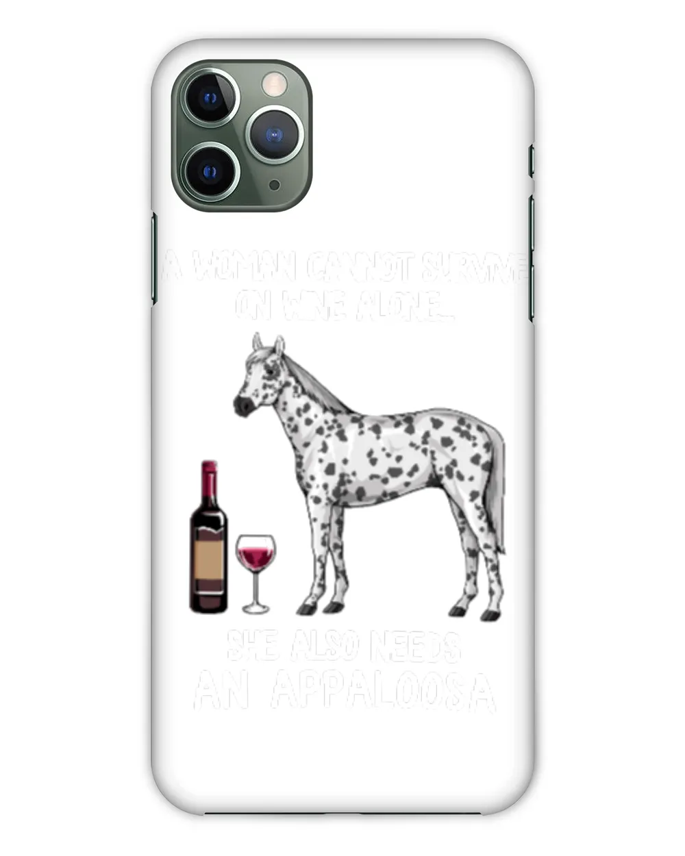 Horse Appaloosa horse and wine funny horse horseman cattle