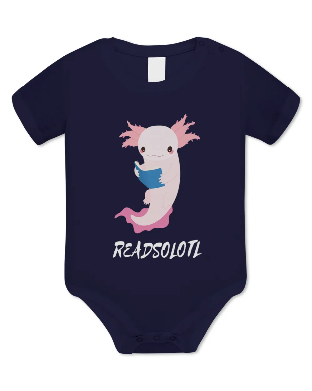 Cute Reading Axolotl Readsolotl Amphibian Lover Men Women