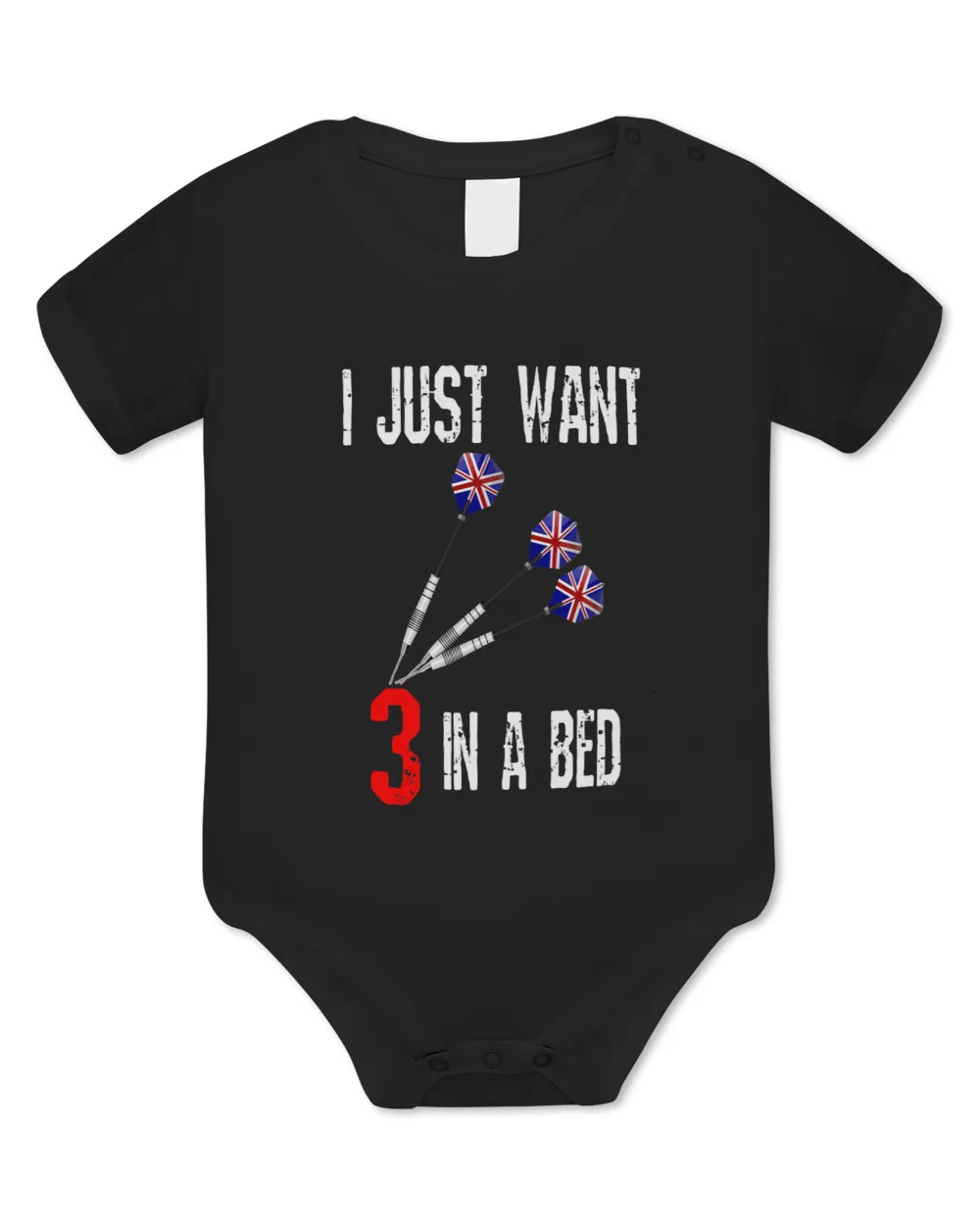 Funny Darts 3 In A Bed Saucy Joke Dart Player