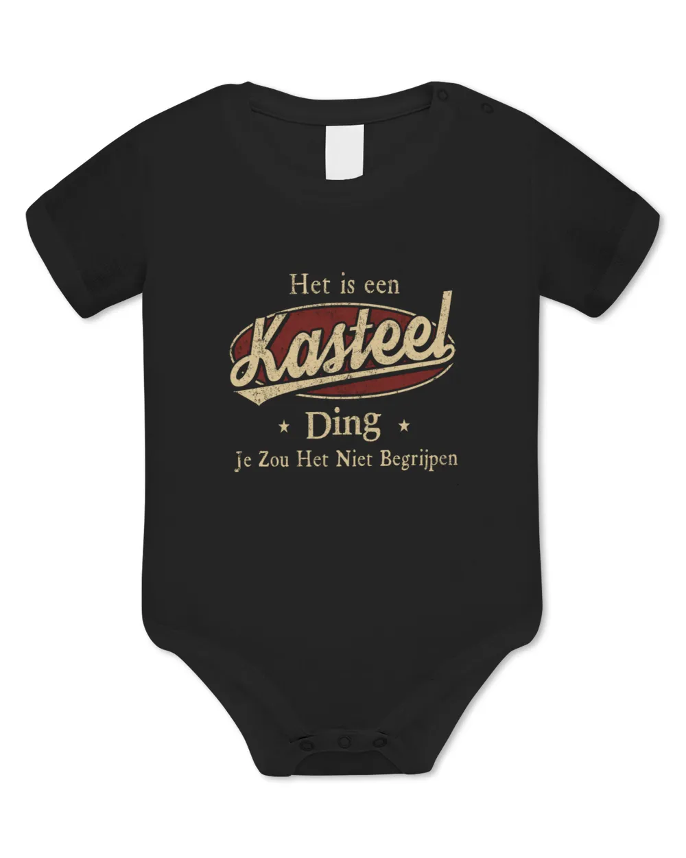 Het Is Een Kasteel Ding Je Zou Het Niet Begrijpen D1 Baby Bodysuit - EU black 3m