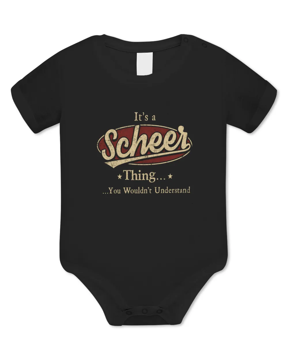 Fbus06557-Scheer Baby Bodysuit - EU black 3m
