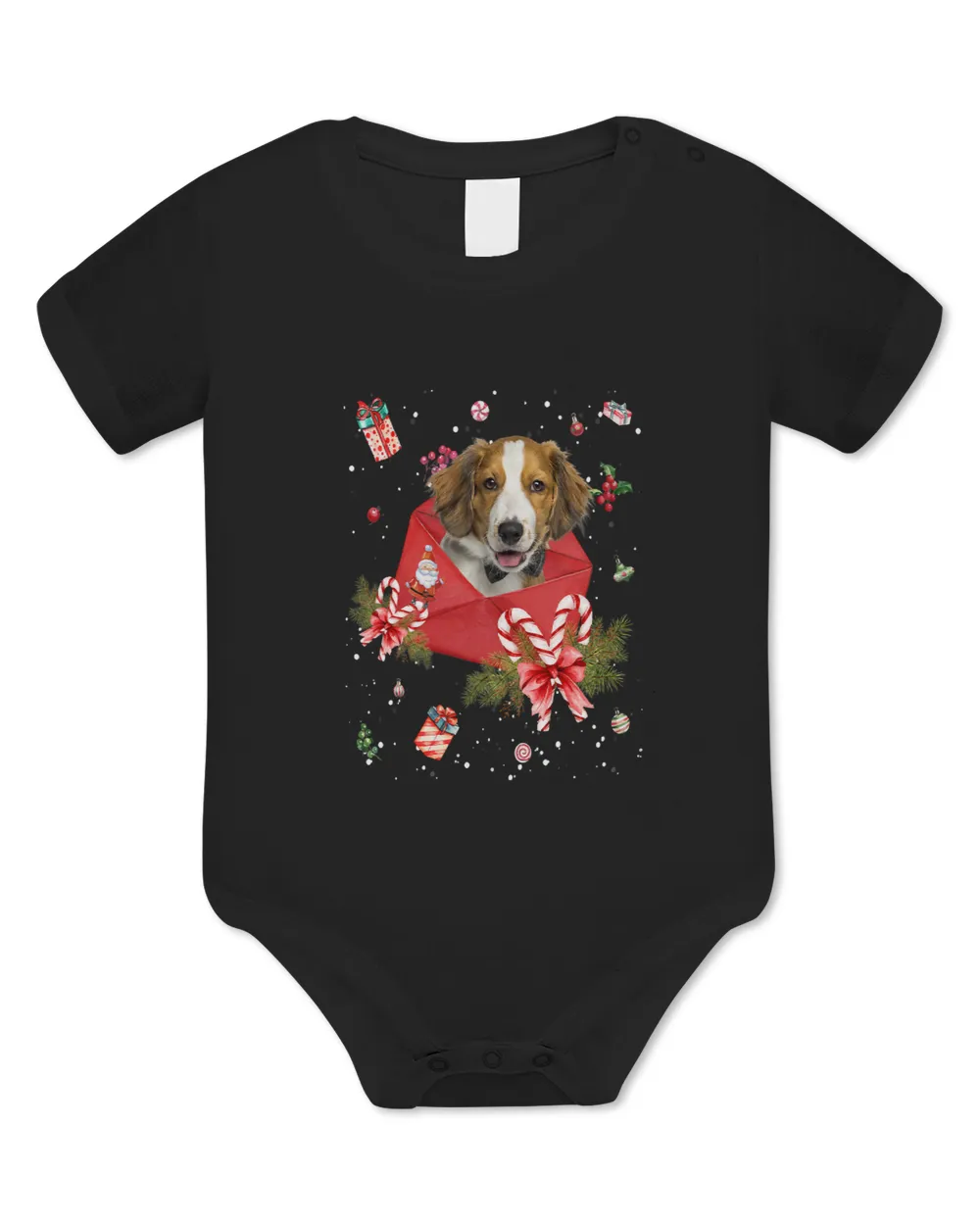 Kooikerhondje Dog In Christmas Card Ornament Pajama Xmas418