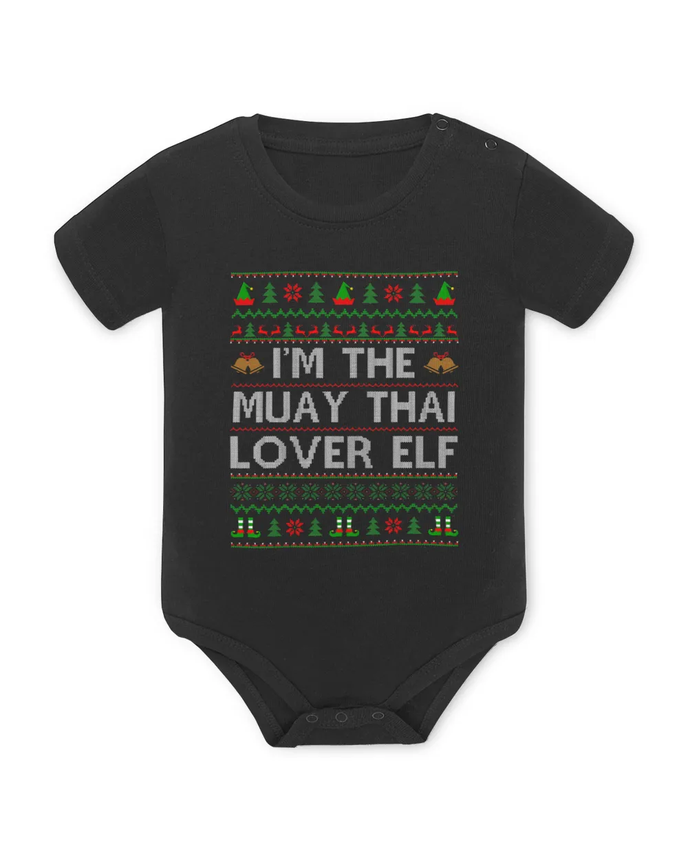 Funny Ugly Im The Muay Thai Lover Elf Christmas