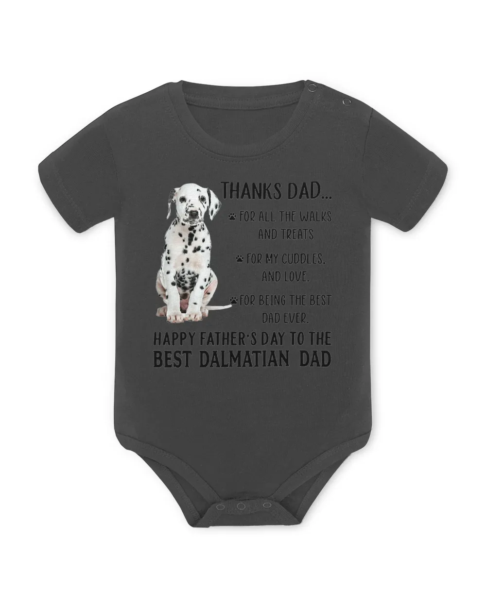 The Best Dalmatian Dog Dad Happy Father's Day T-Shirt
