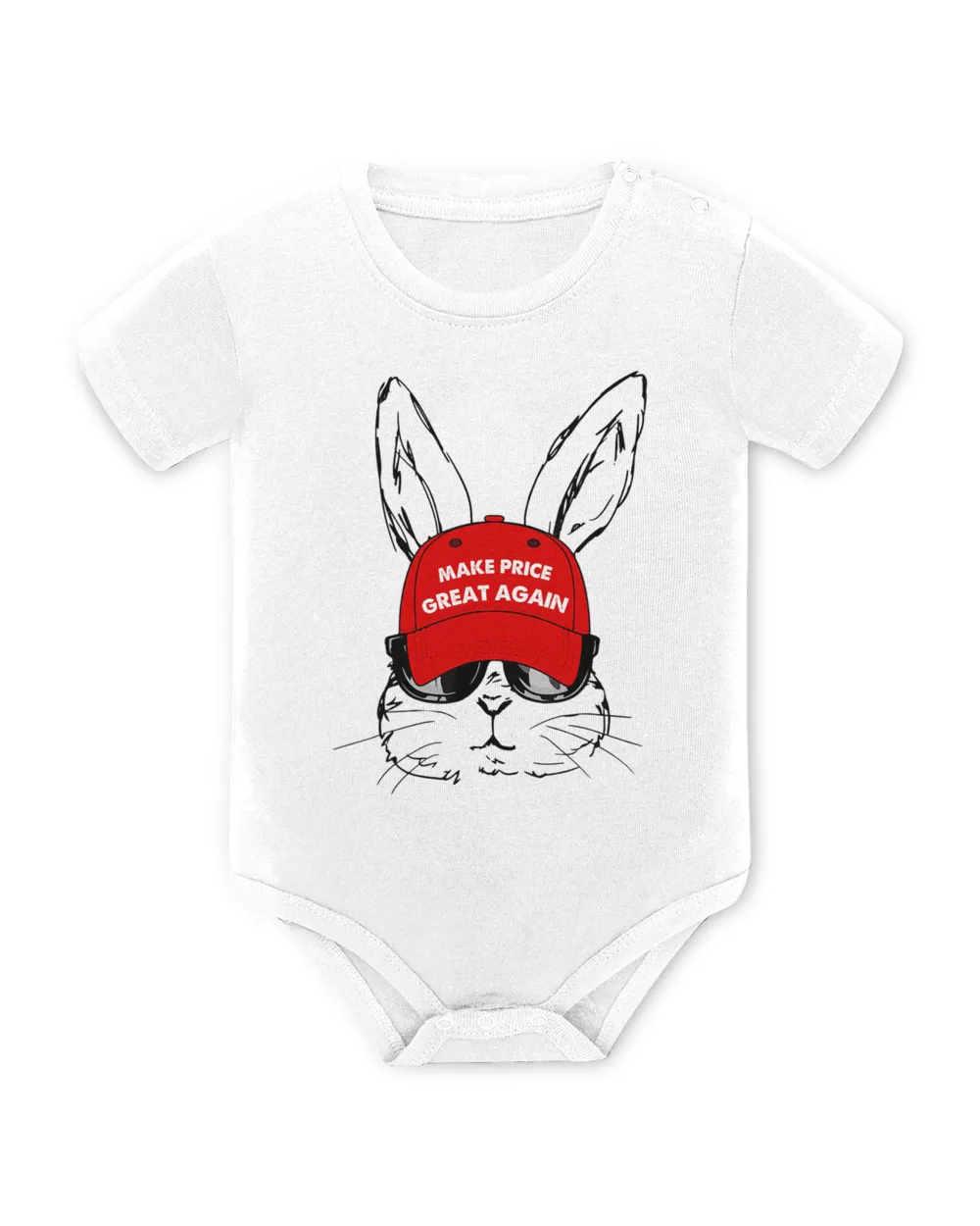 Make Prices Great Again Cool Funny Rabbit Easter 2022 T-Shirt