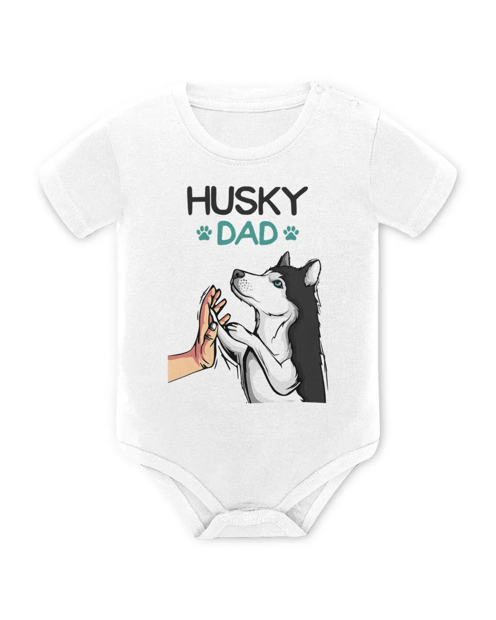 Mens Husky Dad Dog Lover Men T-Shirt