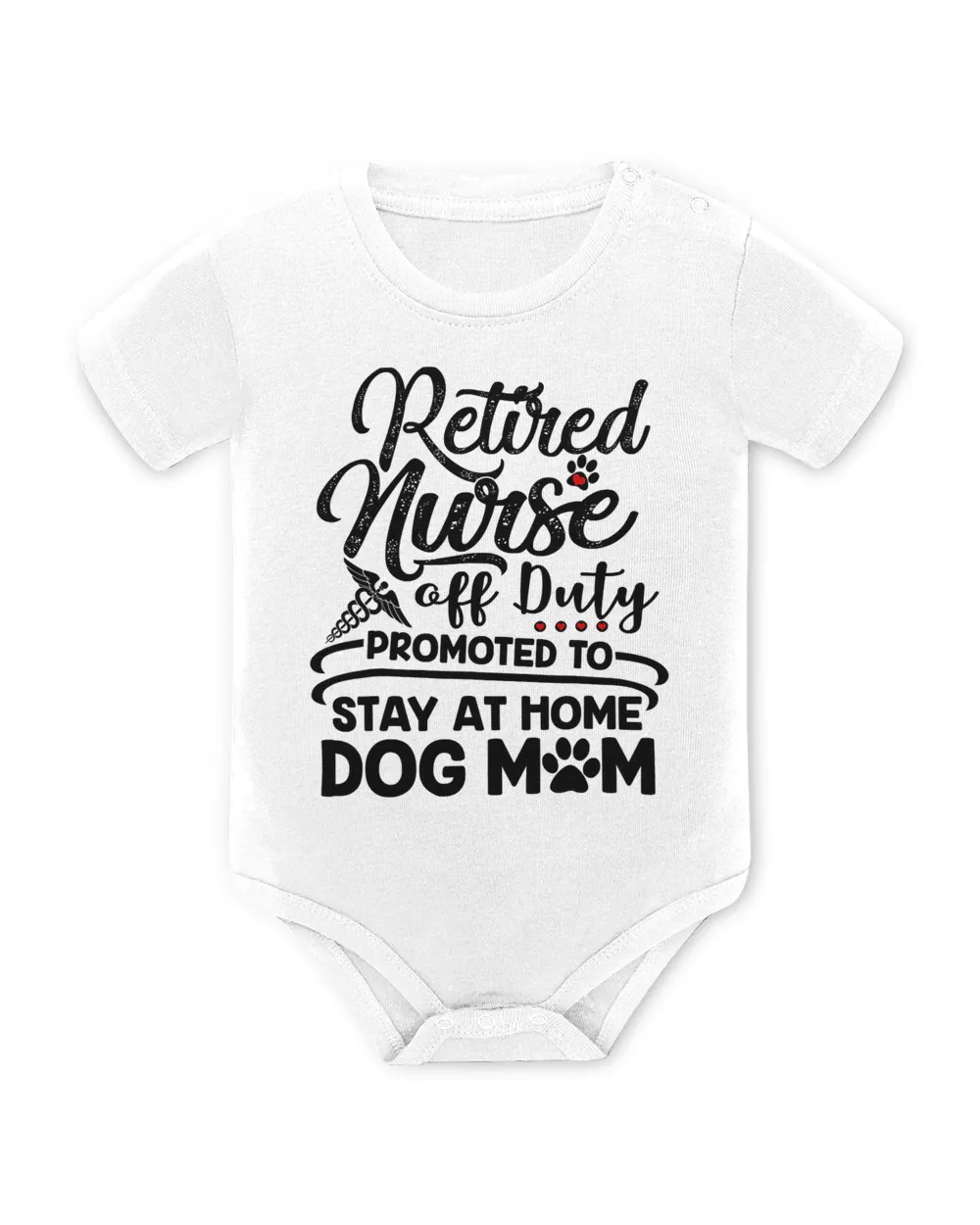 Retired Nurse Stay At Home Dog Mom Mother's Day T-Shirt