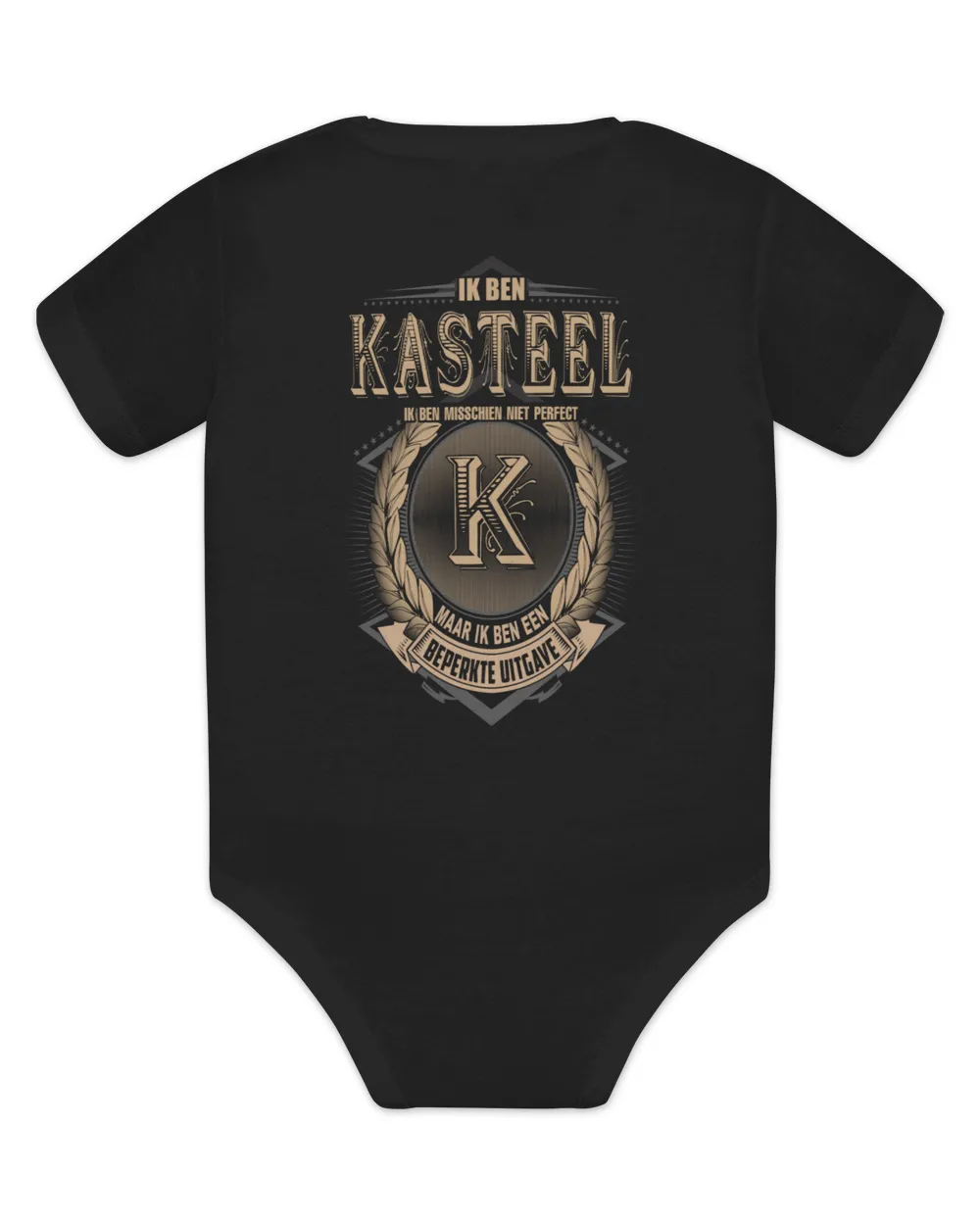 Ik Ben Kasteel Ik Ben Misschien Niet Perfect Maar Ik Ben Een Beperkte Uitgave NL12 Baby Bodysuit - EU black 3m