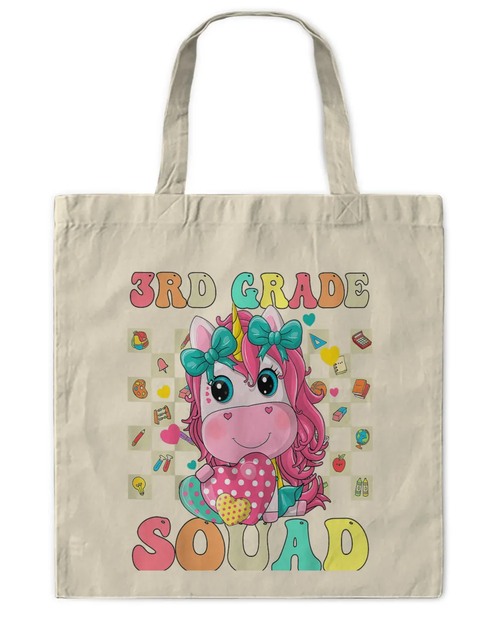 Third Grade Squad Cute Unicorn Back To School 3rd Grade