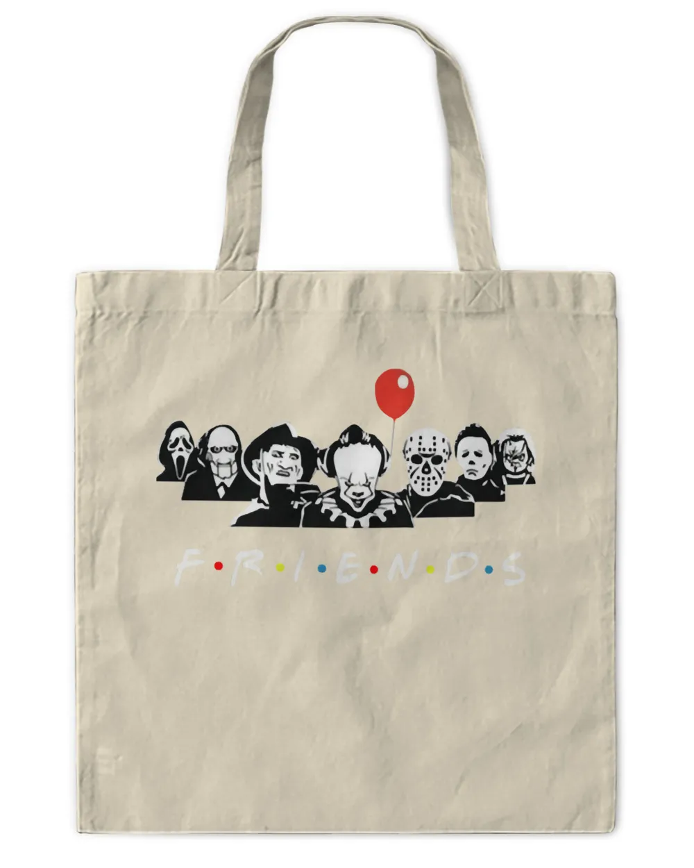 Horror Movie Characters T-ShirtHalloween Horror Movie Killers Characters Scary Friends Vintage  Clas