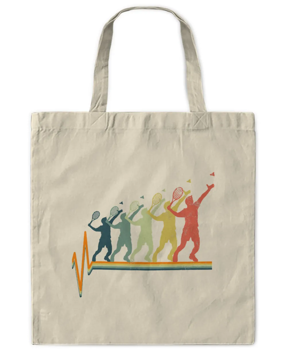 Badminton Heartbeat Vintage Retro Gift T-Shirt