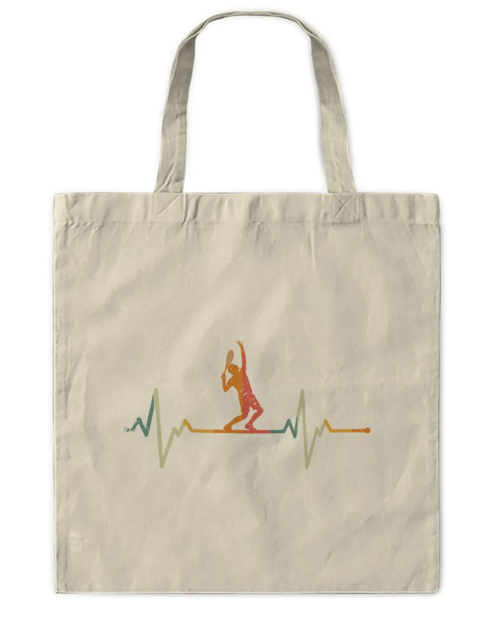 Vintage Tennis Player Gift Heartbeat Tennis T-Shirt