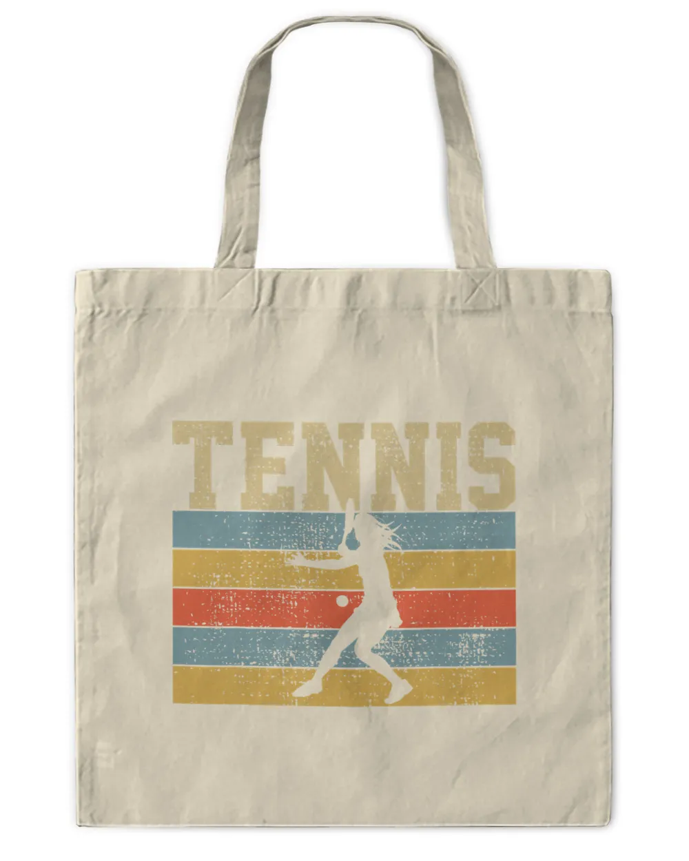 Vintage Tennis Woman Playing Gift Retro T-Shirt