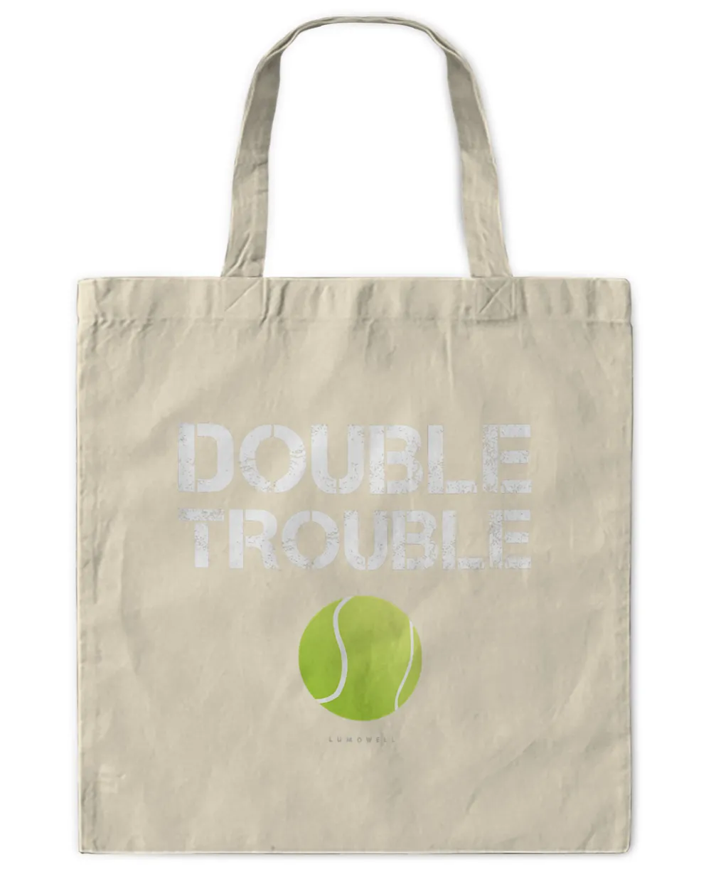 Womens Double Trouble Tanks - Funny Tennis Team Gift Tank Top
