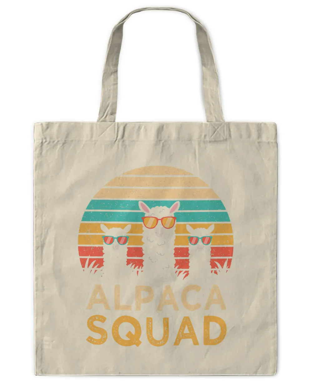 Funny Alpaca Squad Sunglasses Cool Alpacas Vintage Gift T-Shirt