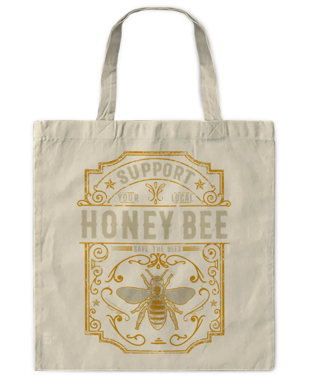 Support Your Local Honey Bee Save The Bees Vintage Style T-Shirt