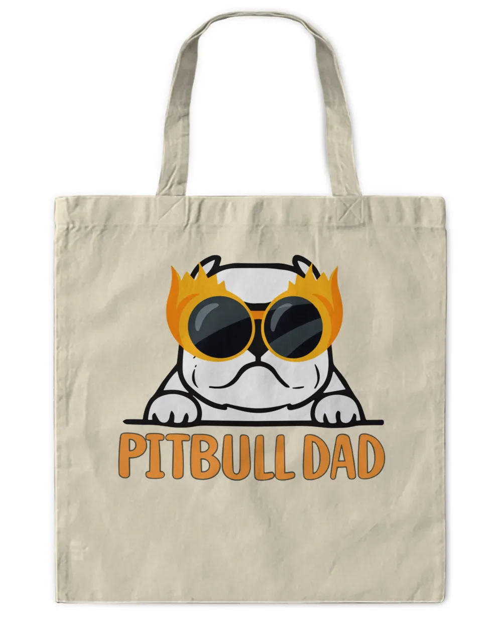 Pitbull Dad Wear Fire Glass Dog