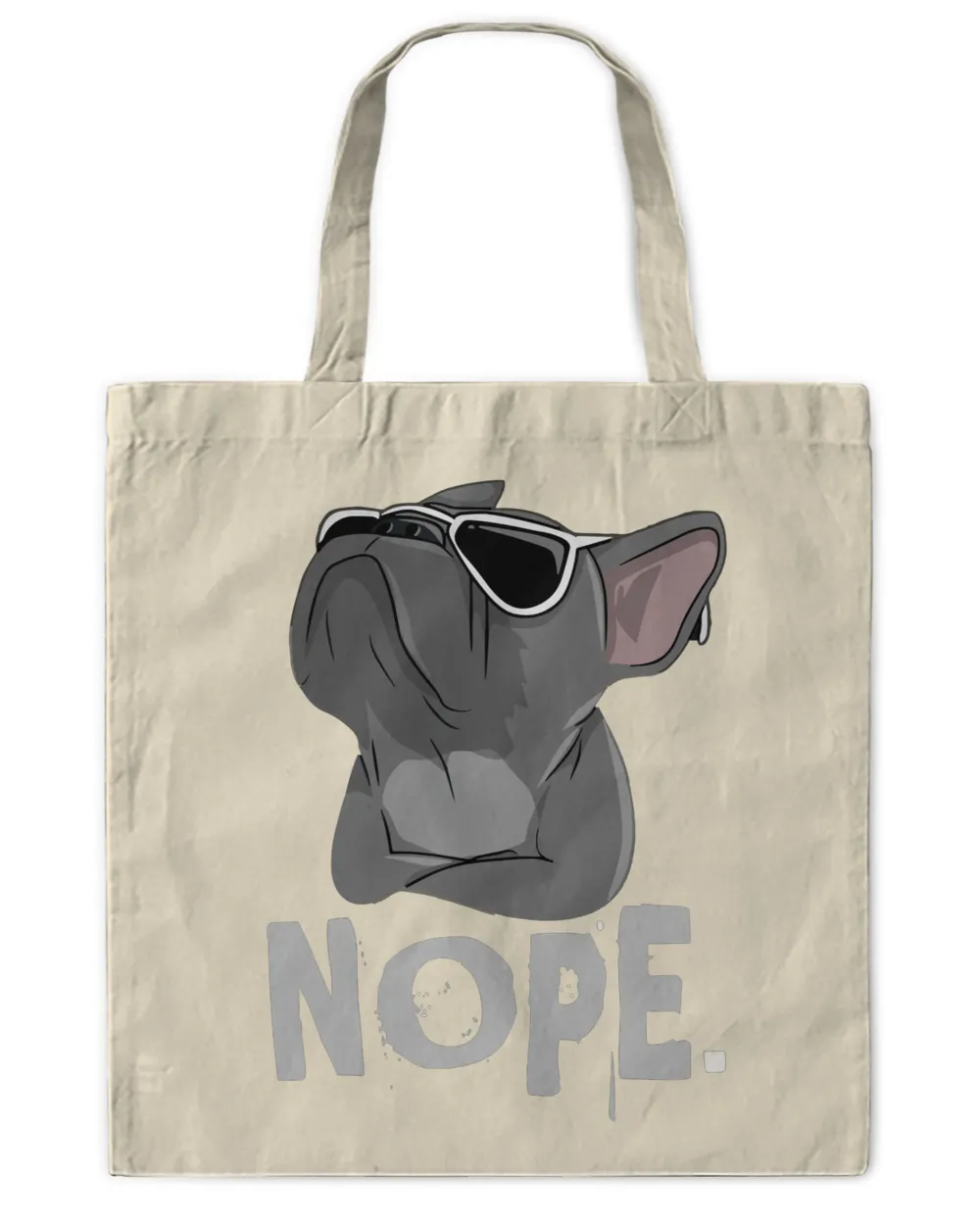 Nope French Bulldog Lazy Frenchie Dog