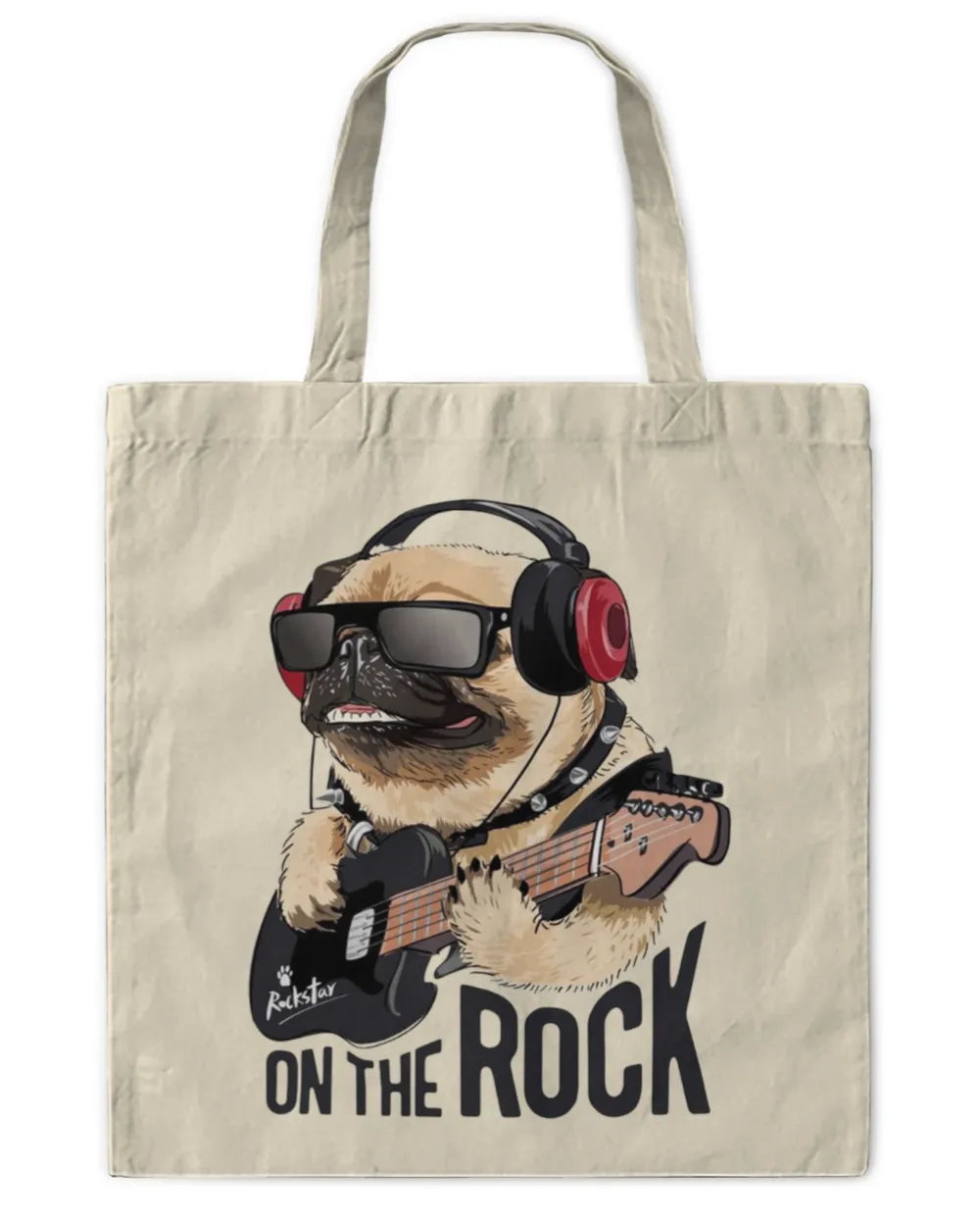 Rockstar On The Rock Pug Dog Lover