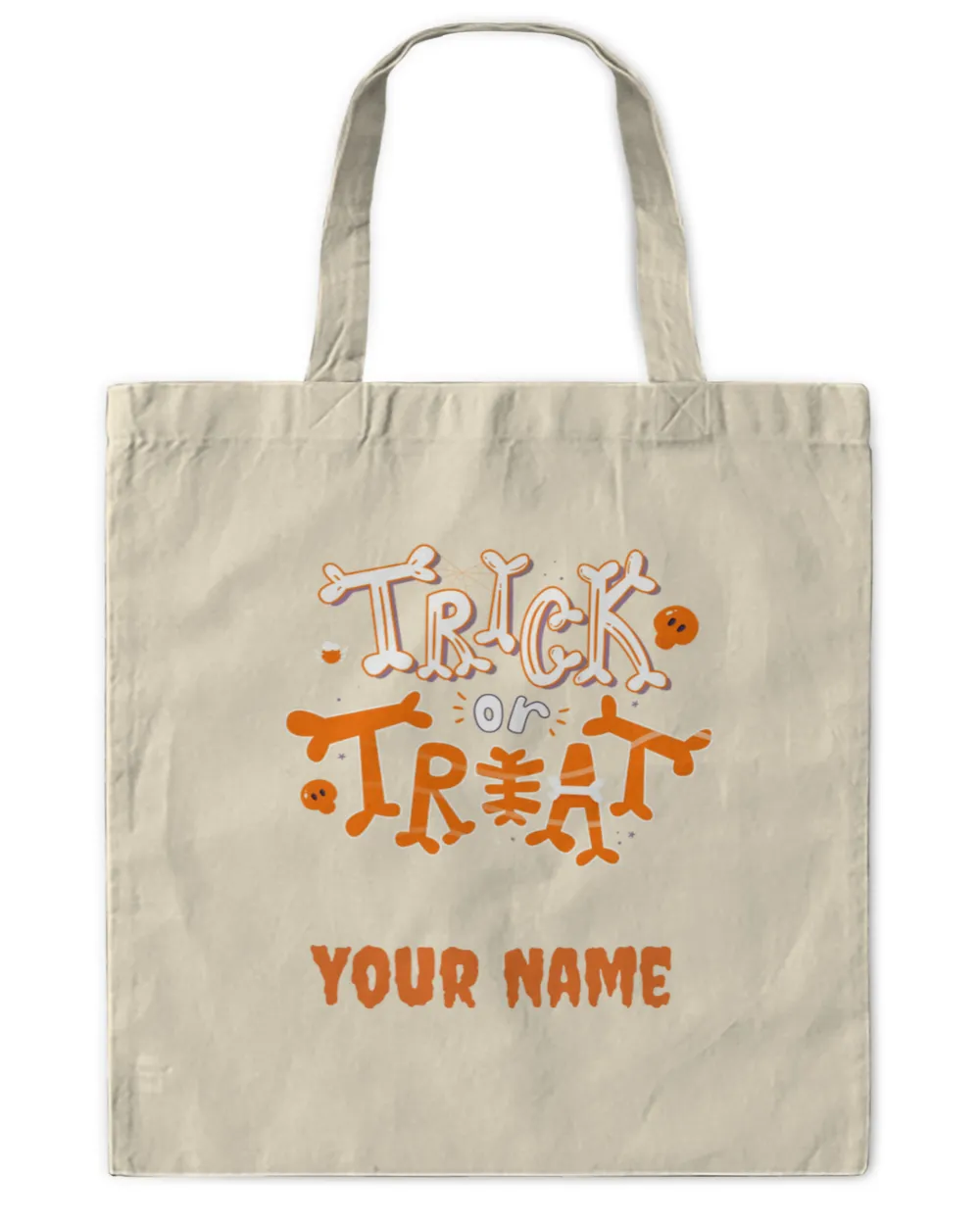 Trick or treat Halloween tote bag