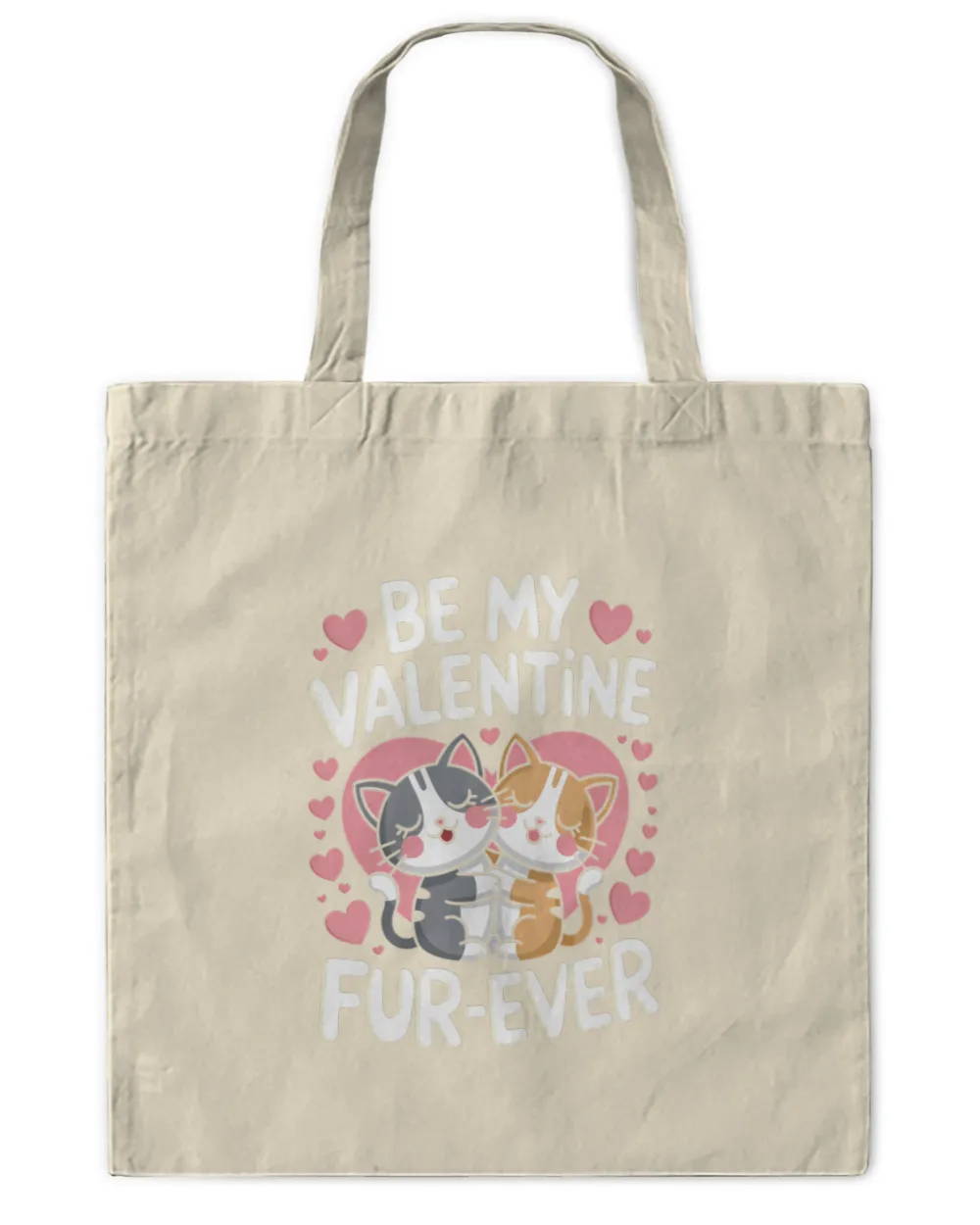Valentines Day Cute Cat Couple Be My Valentine Fur-Ever Long Sleeve