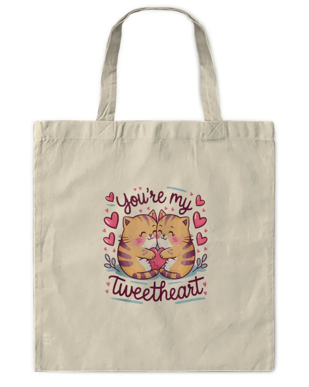 Valentine's Day Kitten Sweetheart Couple Cat Love Tank Top