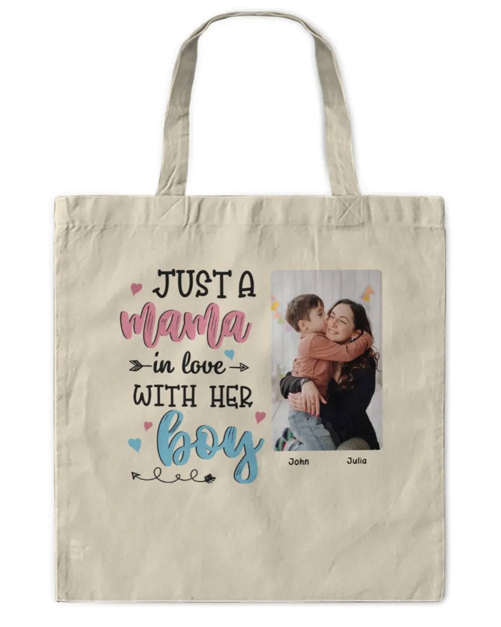 Just A Mama In Love With Her Boy, Girl - Personalized Shirt - Birthday, Mother's DayGift For Mom, Mother, Mama, Gift For Mom, Gift Idea For Mom, Mother's Day Gift.