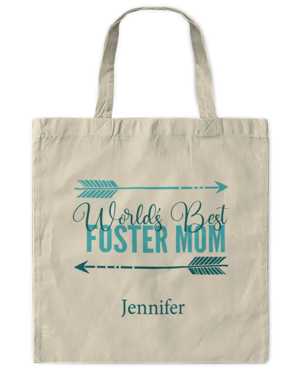 World's Best Foster Mom Cute Personalized Gift Tote Bag, Gift For Mom, Gift Idea For Mom, Mother's Day Gift.